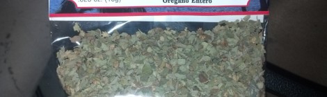 Picture of cheap oregano from the hispanic section of the supermarket.